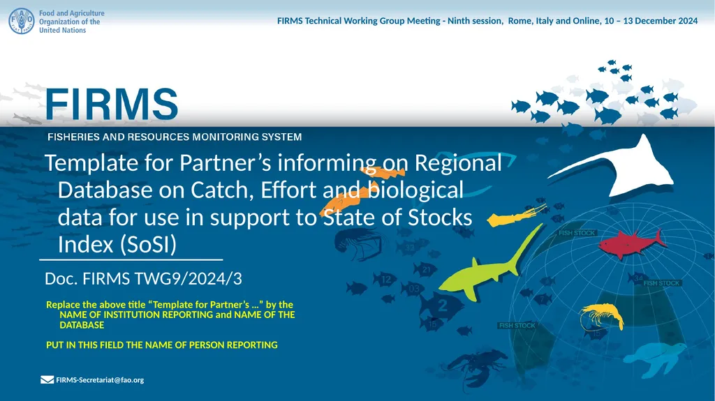 Replace the above title “Template for Partner’s …” - slide 1 of 7