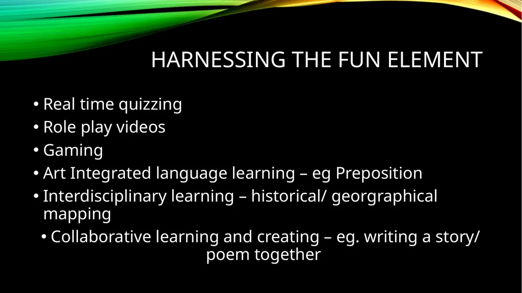 Virtually yours (English) Language Learning with - slide 4 of 7