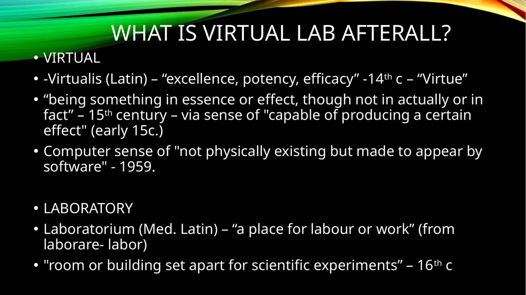 Virtually yours (English) Language Learning with - slide 2 of 7