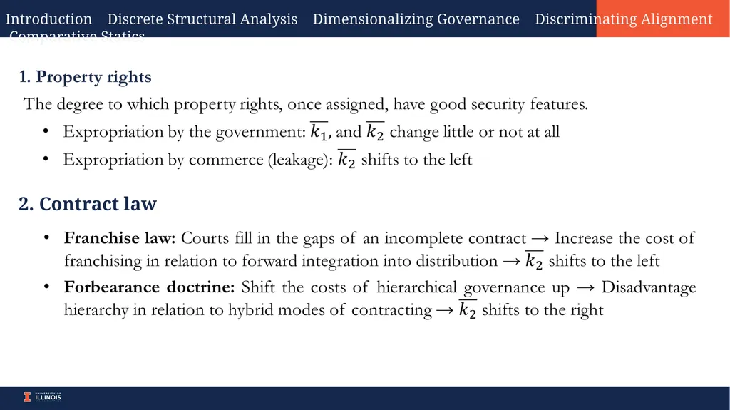 Comparative Economic Organization: The Analysis of - slide 13 of 15