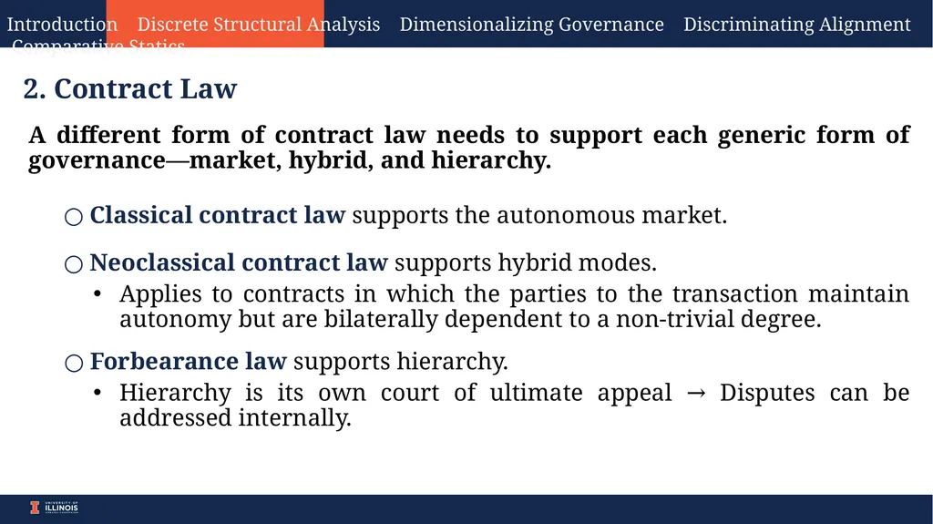 Comparative Economic Organization: The Analysis of - slide 6 of 15