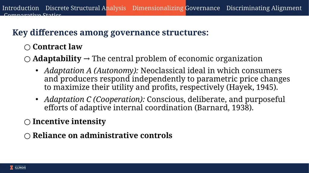 Comparative Economic Organization: The Analysis of - slide 8 of 15