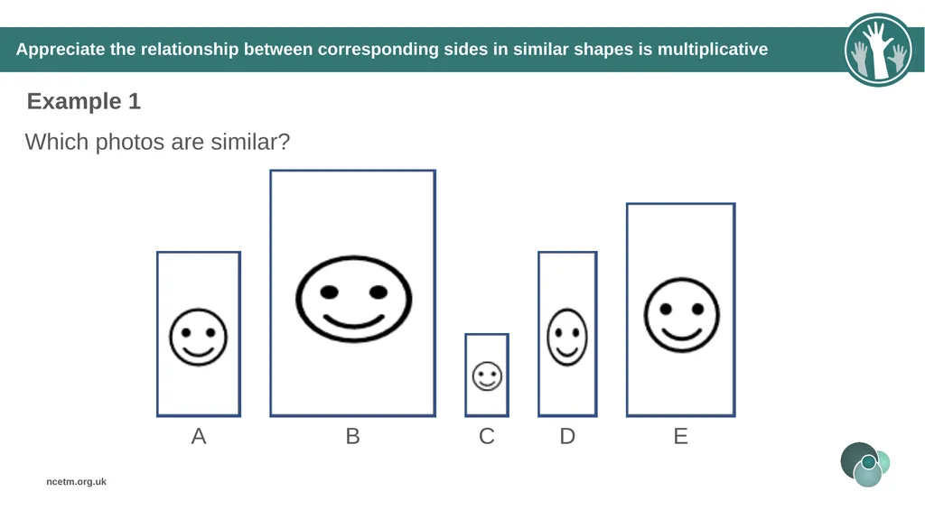 Similar Shapes (From 6.1 Geometrical properties) - slide 15 of 38