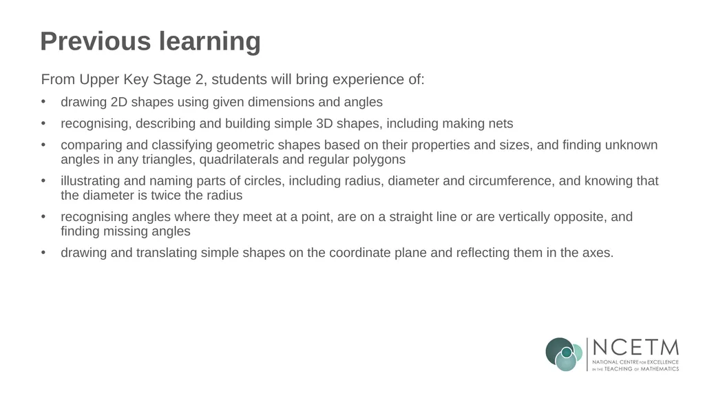 Similar Shapes (From 6.1 Geometrical properties) - slide 35 of 38