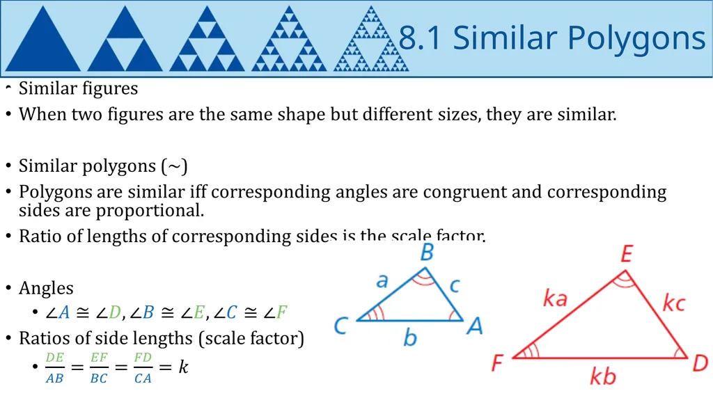 Similarity Geometry Chapter 8 This Slideshow was - slide 5 of 24
