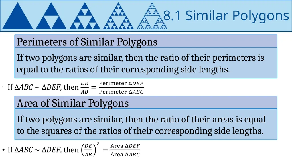 Similarity Geometry Chapter 8 This Slideshow was - slide 9 of 24
