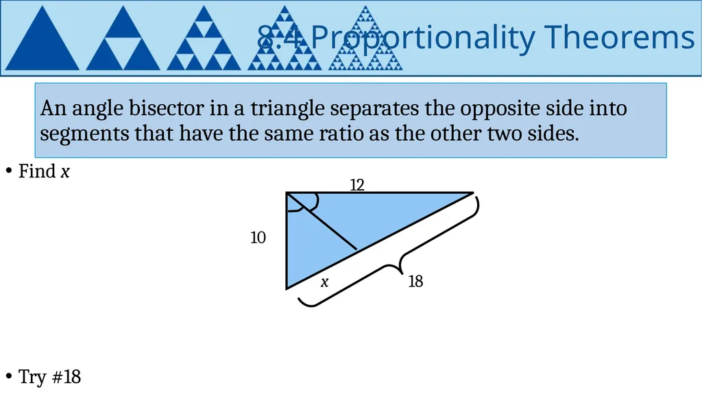 Similarity Geometry Chapter 8 This Slideshow was - slide 24 of 24