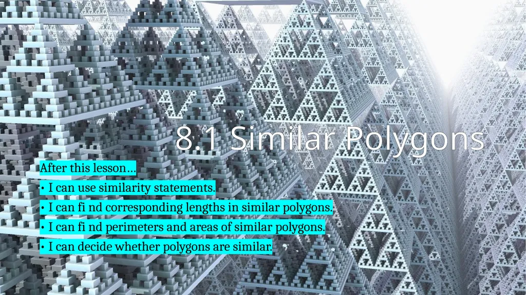 Similarity Geometry Chapter 8 This Slideshow was - slide 3 of 24