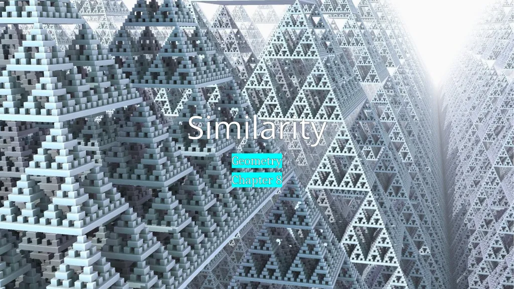 Similarity Geometry Chapter 8 This Slideshow was - slide 1 of 24