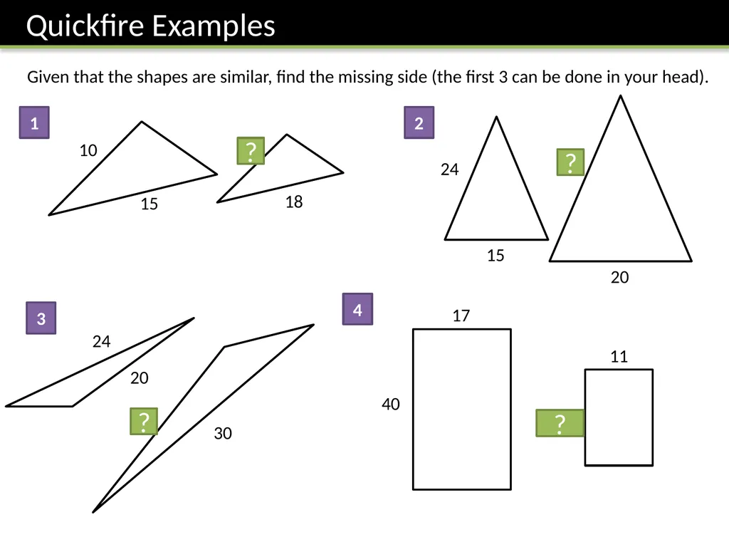 GCSE Similarity Dr J Frost - slide 5 of 20