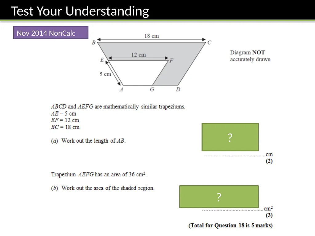 GCSE Similarity Dr J Frost - slide 18 of 20