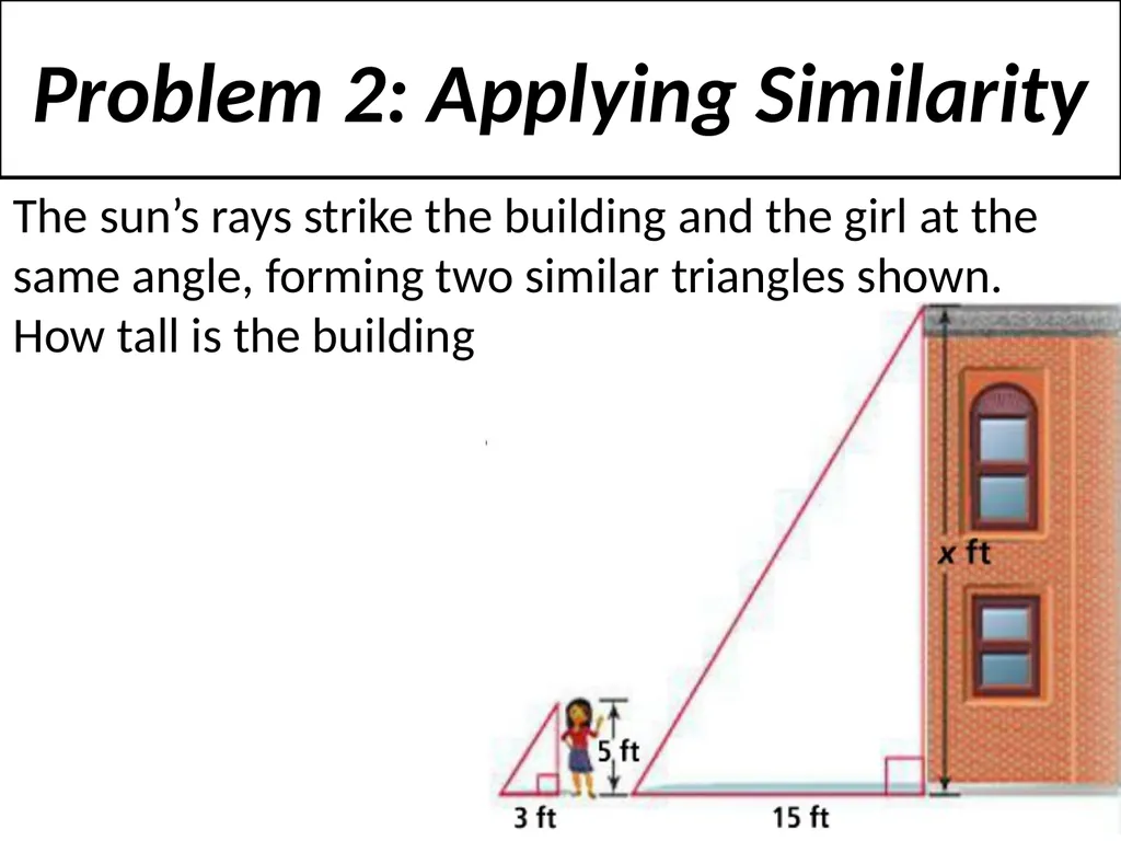 2-8 Proportions and Similar Figures Similar - slide 6 of 13
