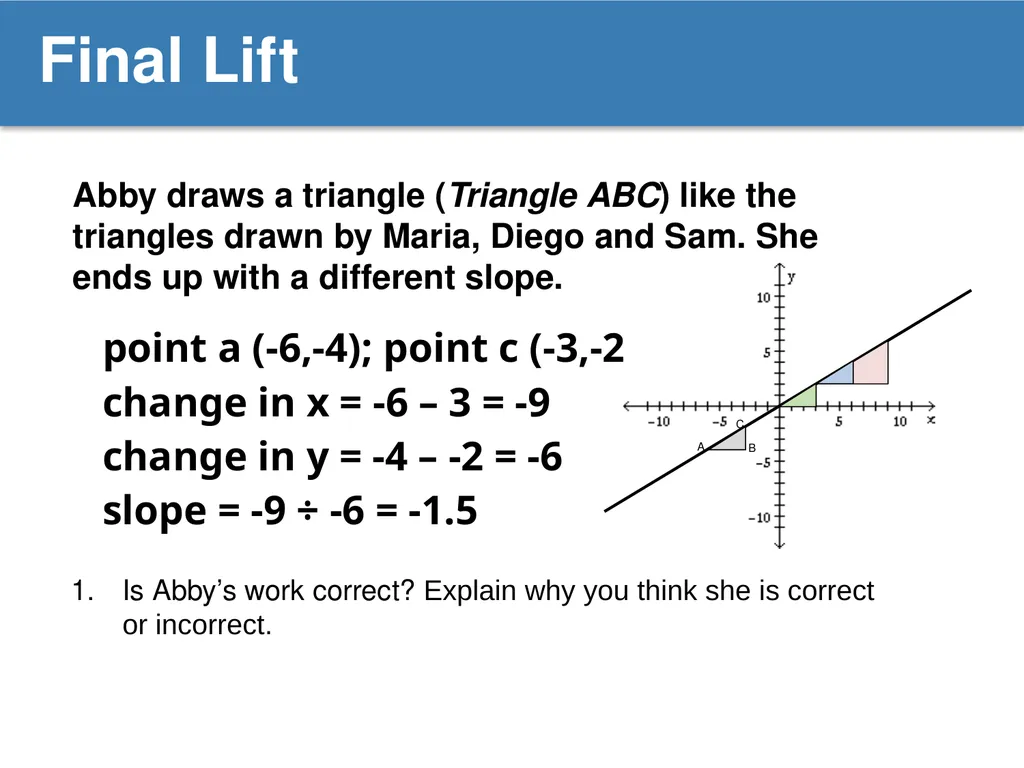 Slippery Slope Topic Proportional Relationships, - slide 23 of 24