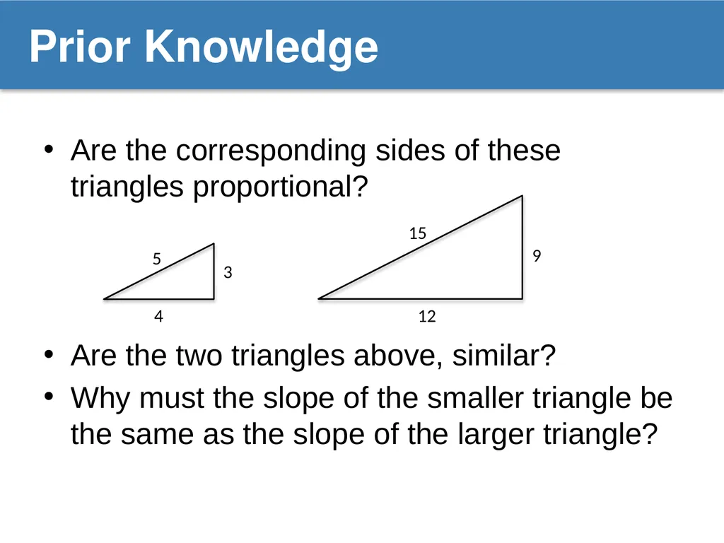 Slippery Slope Topic Proportional Relationships, - slide 11 of 24
