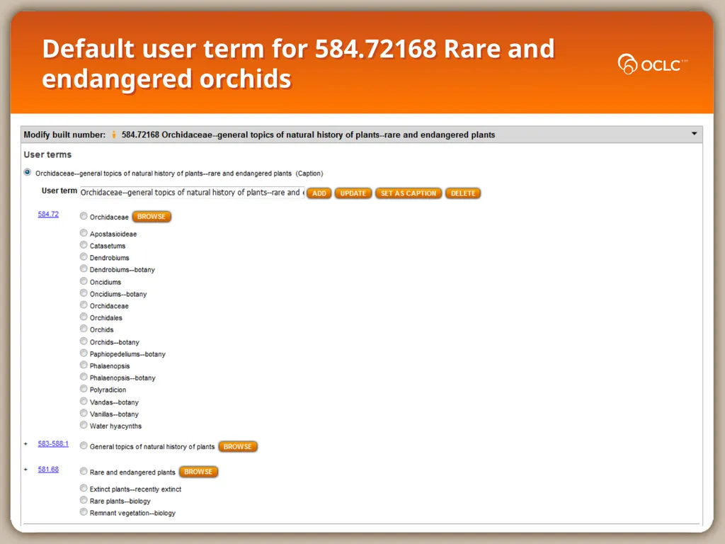WebDewey Number Building User Terms November 2016 - slide 9 of 11