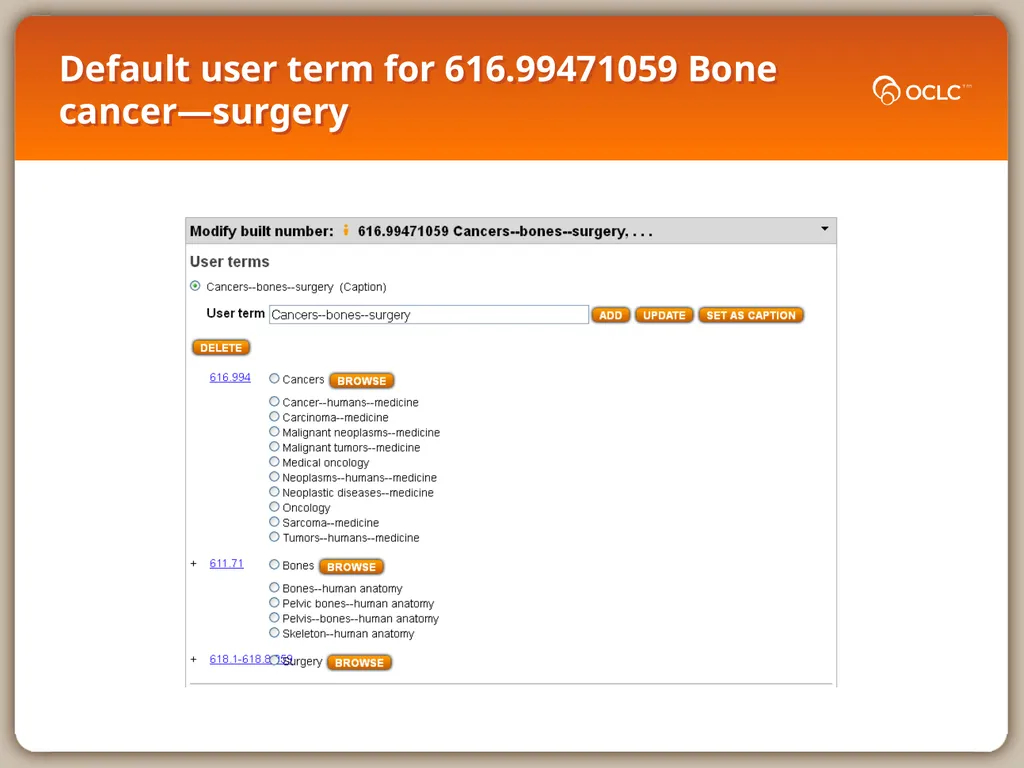 WebDewey Number Building User Terms November 2016 - slide 3 of 11