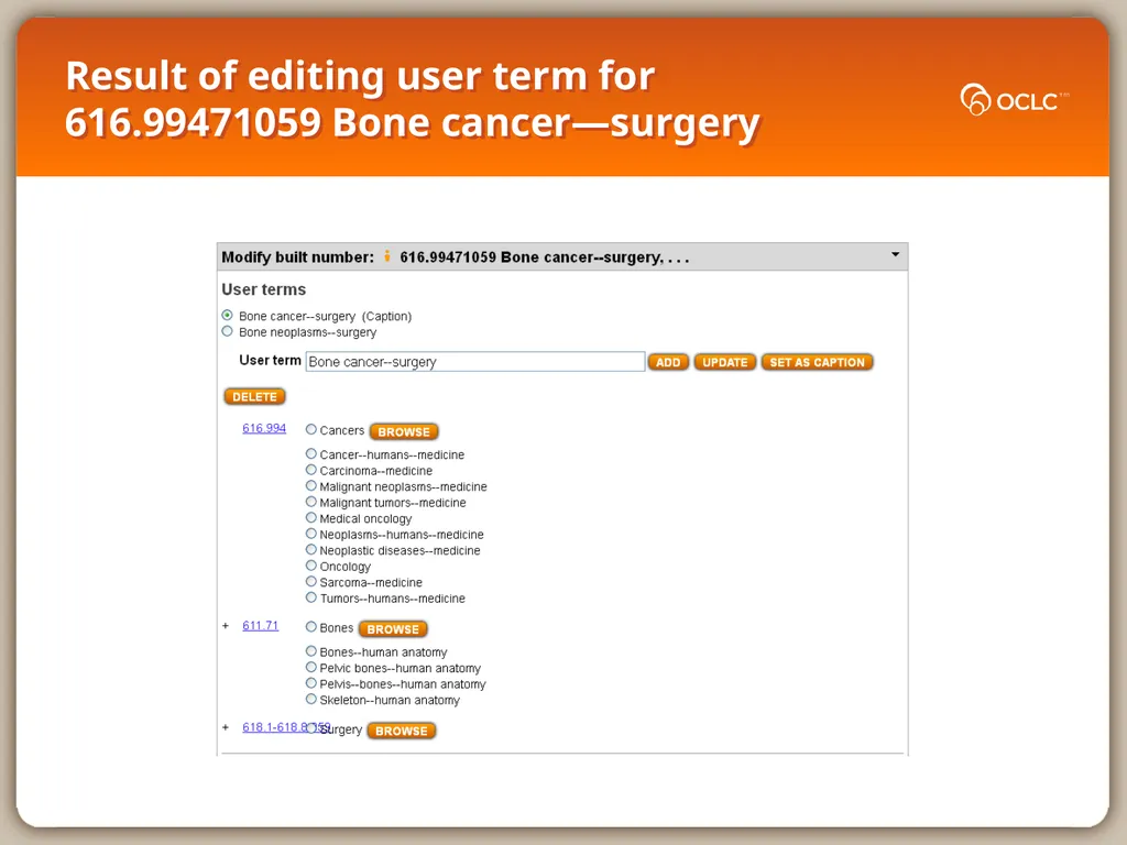 WebDewey Number Building User Terms November 2016 - slide 5 of 11