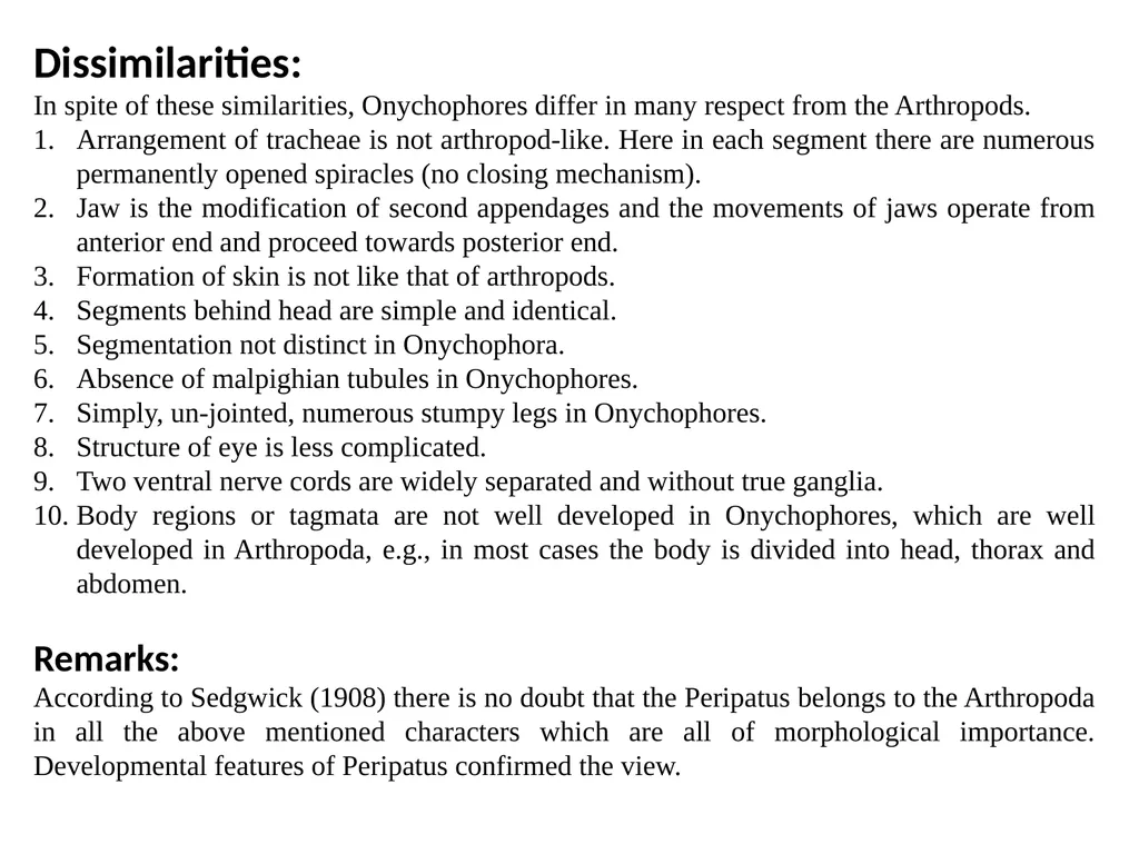 Phylum: Onychophora Onychophorans are presently an - slide 7 of 8