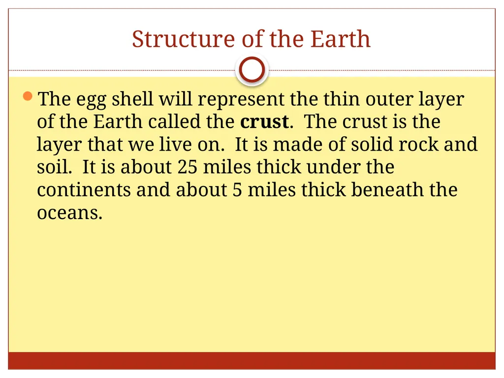 Billion Structure of the Earth Engage/Explore Spin - slide 4 of 14