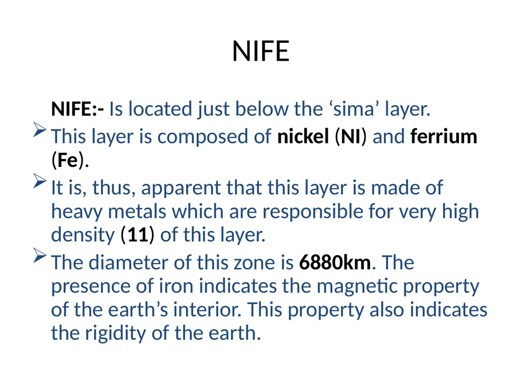 Chemical composition and layering system of the - slide 4 of 5