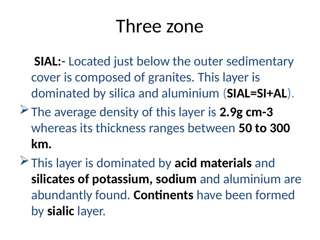 Chemical composition and layering system of the - slide 2 of 5