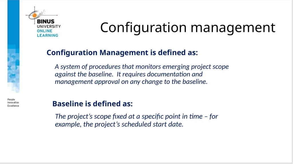 Project Management Scope Management Topic 6 - slide 29 of 34