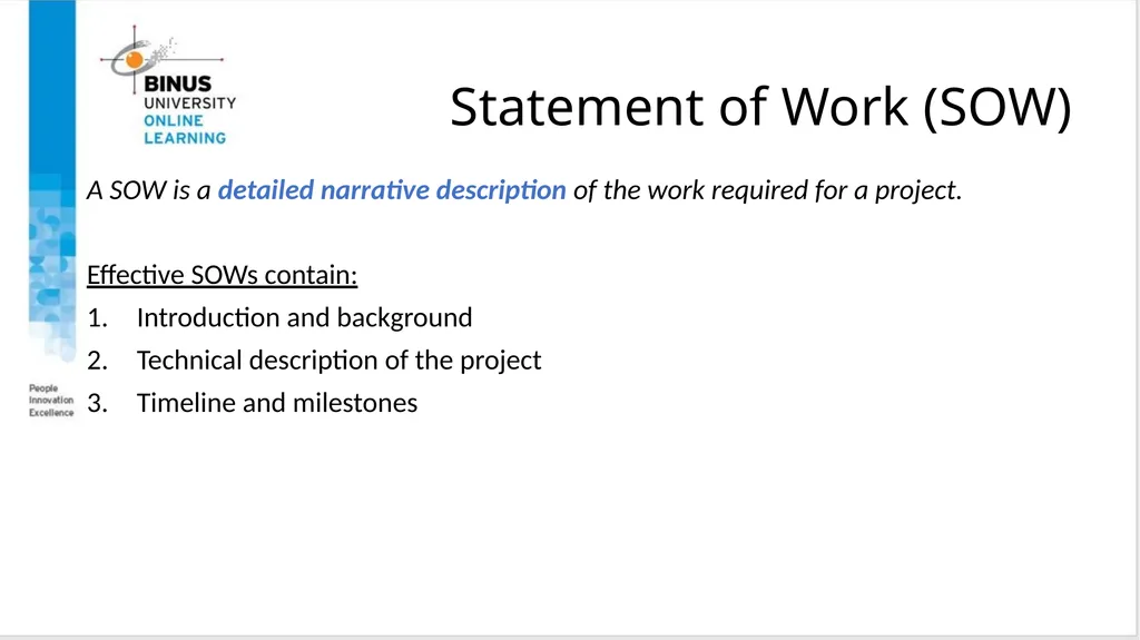 Project Management Scope Management Topic 6 - slide 8 of 34