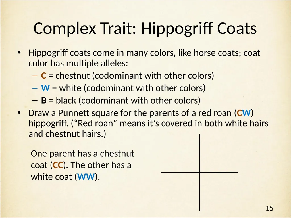 Genetics in Harry Potter’s World Lesson 2 Beyond - slide 15 of 31