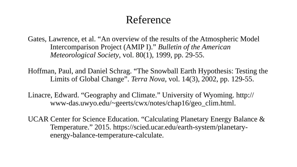 A Simulation of the Earth’s Surface Temperature - slide 5 of 5