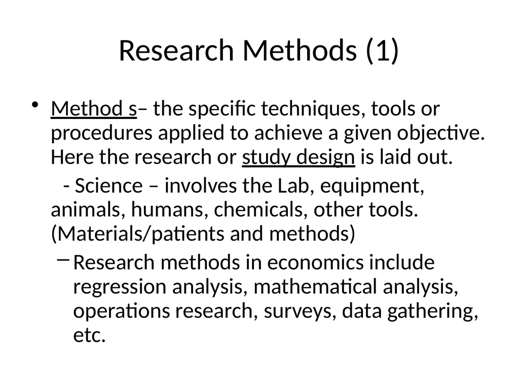 Course Title: PGC 601 Research Methodology In - slide 34 of 64