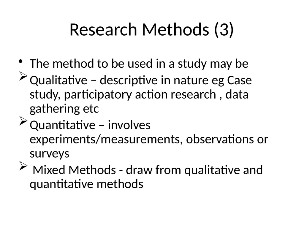 Course Title: PGC 601 Research Methodology In - slide 36 of 64