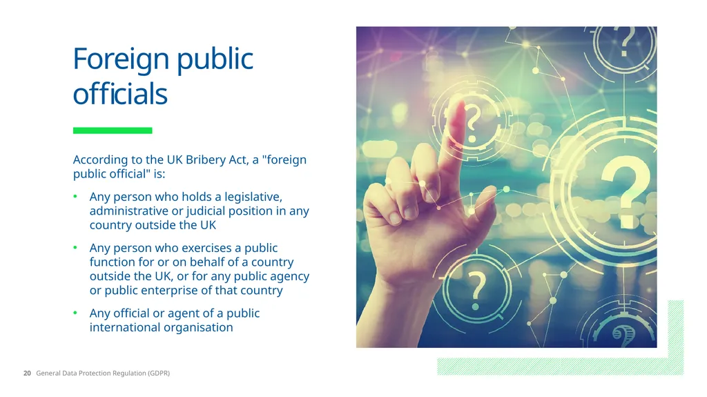 No Place for Bribery Learning Objectives What is - slide 20 of 28