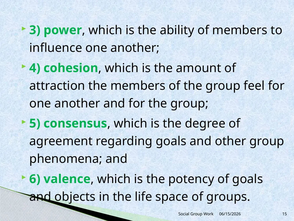 Unit 1Introduction to Group Work 1.4 Theoretical - slide 15 of 21