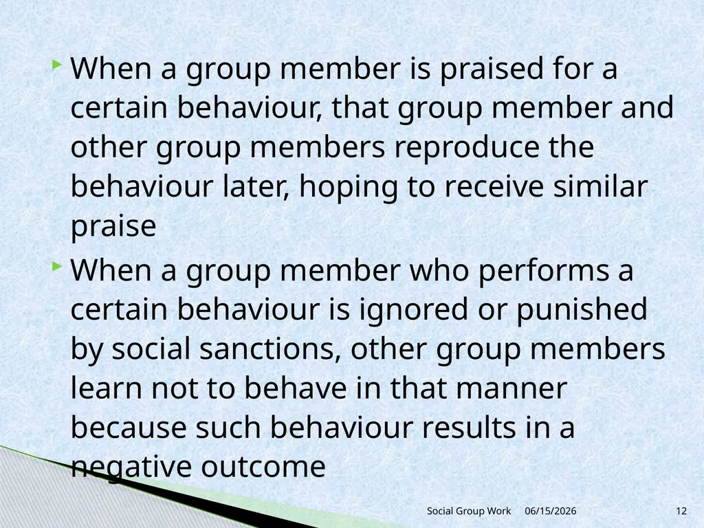Unit 1Introduction to Group Work 1.4 Theoretical - slide 12 of 21