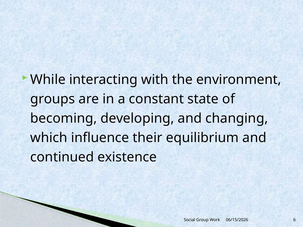 Unit 1Introduction to Group Work 1.4 Theoretical - slide 6 of 21