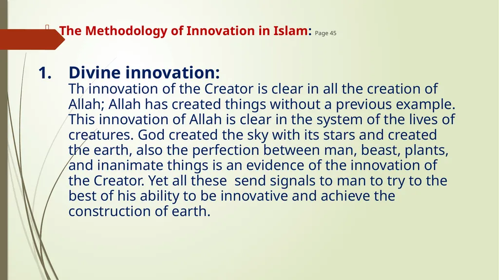 Creative Thinking In Islam I reflect and explain - slide 8 of 16
