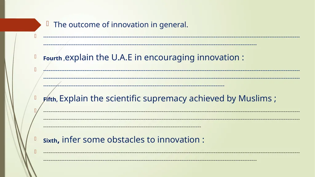 Creative Thinking In Islam I reflect and explain - slide 16 of 16