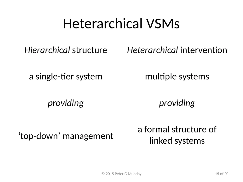 VSM working in Natural Disasters Peter Munday, PhD - slide 15 of 20