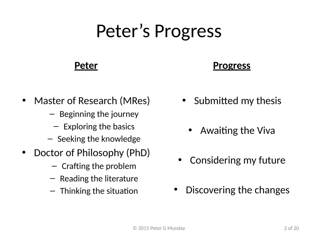 VSM working in Natural Disasters Peter Munday, PhD - slide 2 of 20