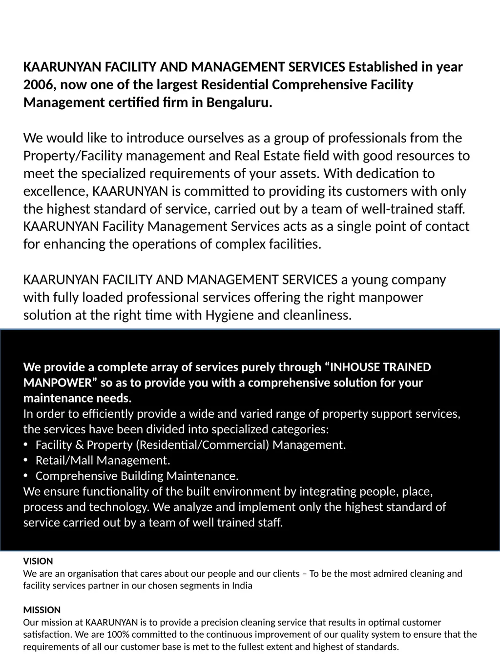 IMAGE WE STRIVE TO PROVIDE QUALITY CLEANING - slide 2 of 4