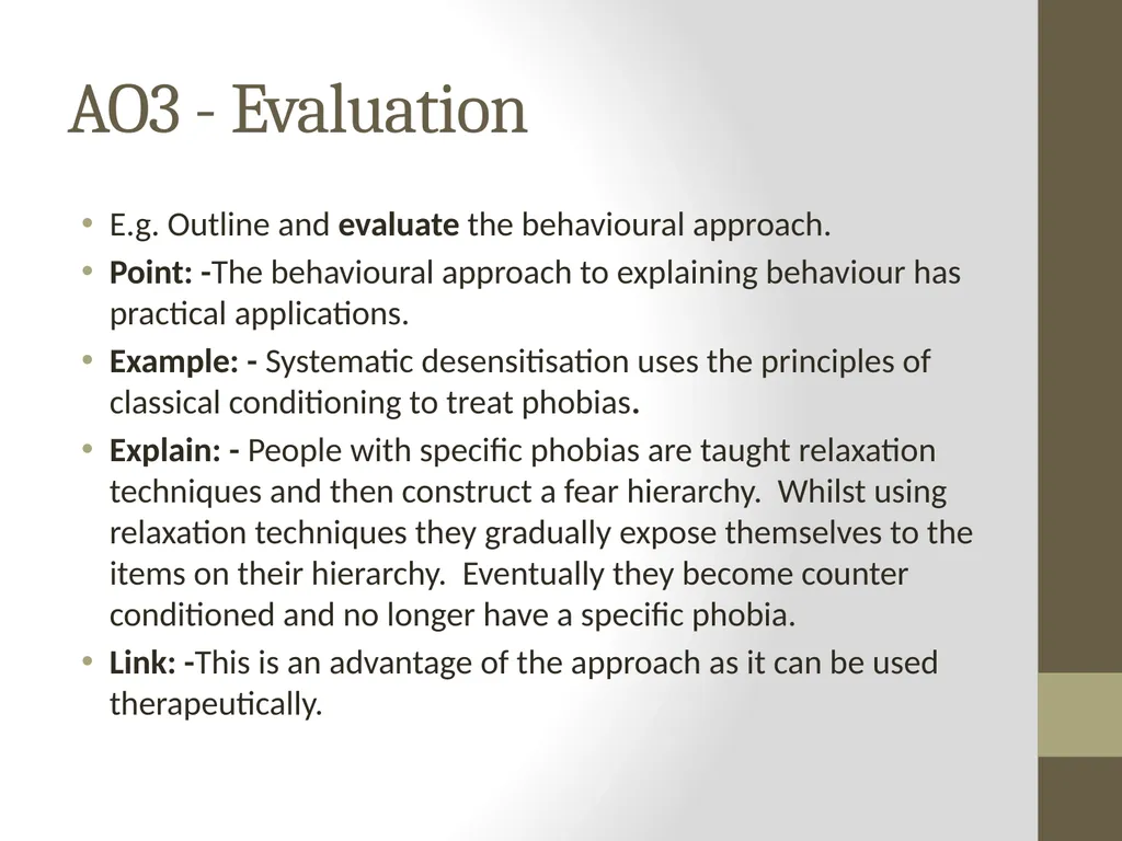 Approaches (AS) D A Gajic (CPsychol, AFBPsS) - slide 5 of 15