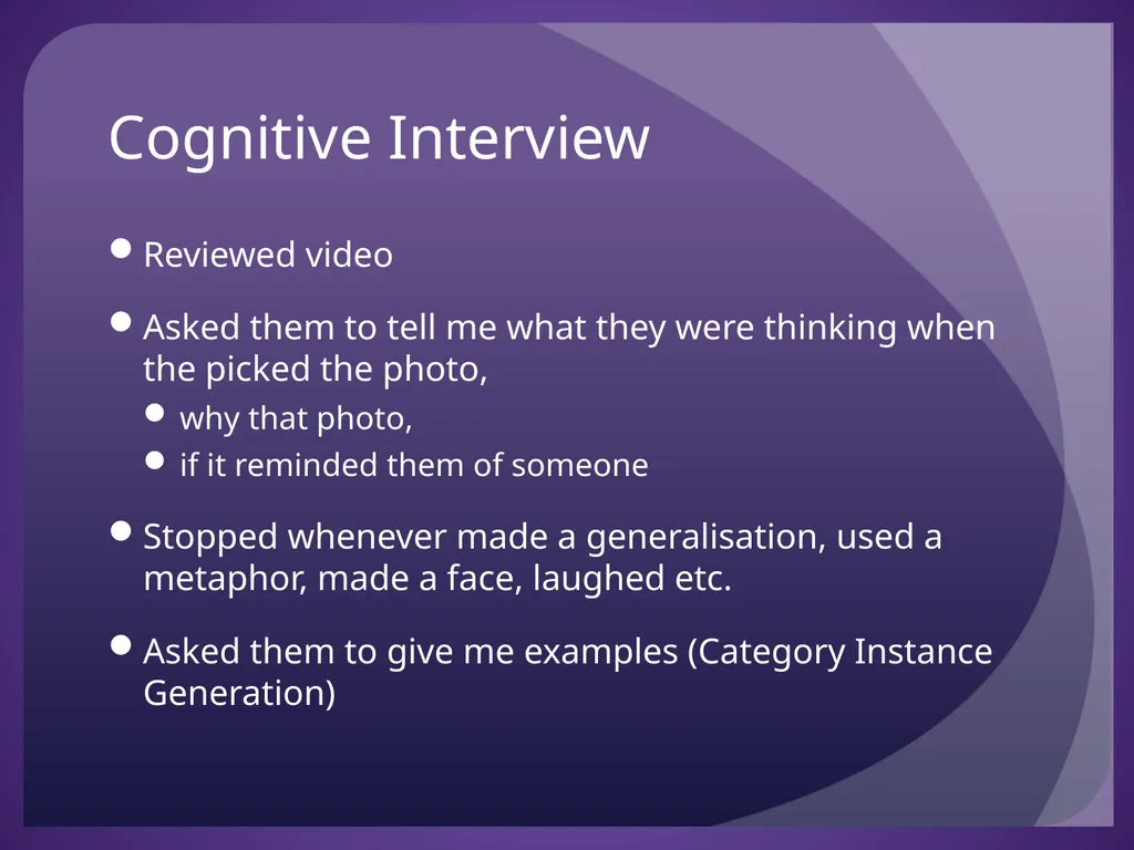 What is Going On? How do cognitive processes - slide 17 of 23