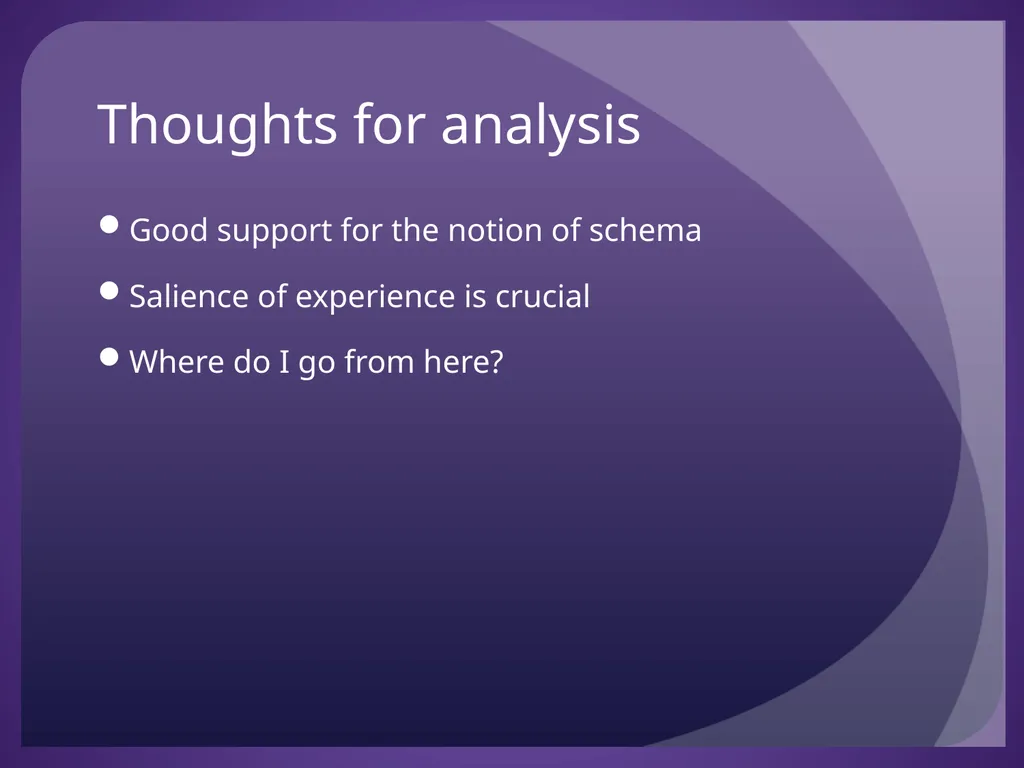 What is Going On? How do cognitive processes - slide 22 of 23