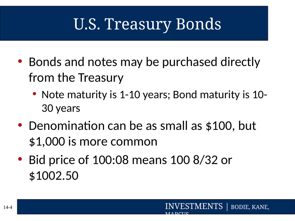 Chapter Fourteen Bond Prices and Yields Copyright - slide 4 of 35