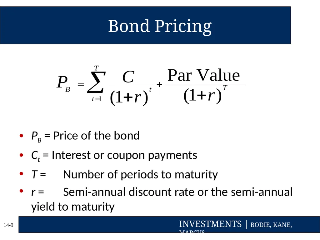 Chapter Fourteen Bond Prices and Yields Copyright - slide 9 of 35