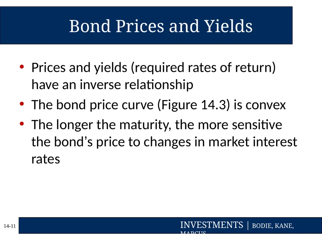 Chapter Fourteen Bond Prices and Yields Copyright - slide 11 of 35