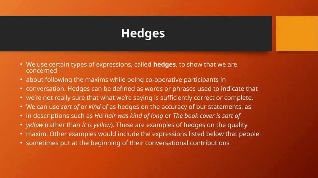 Discourse Analysis Conversational Maxims The - slide 7 of 20