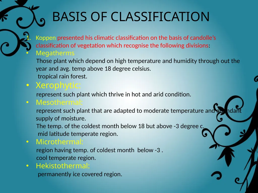 By MOHD ARIF Köppen Climate Classification - slide 4 of 10