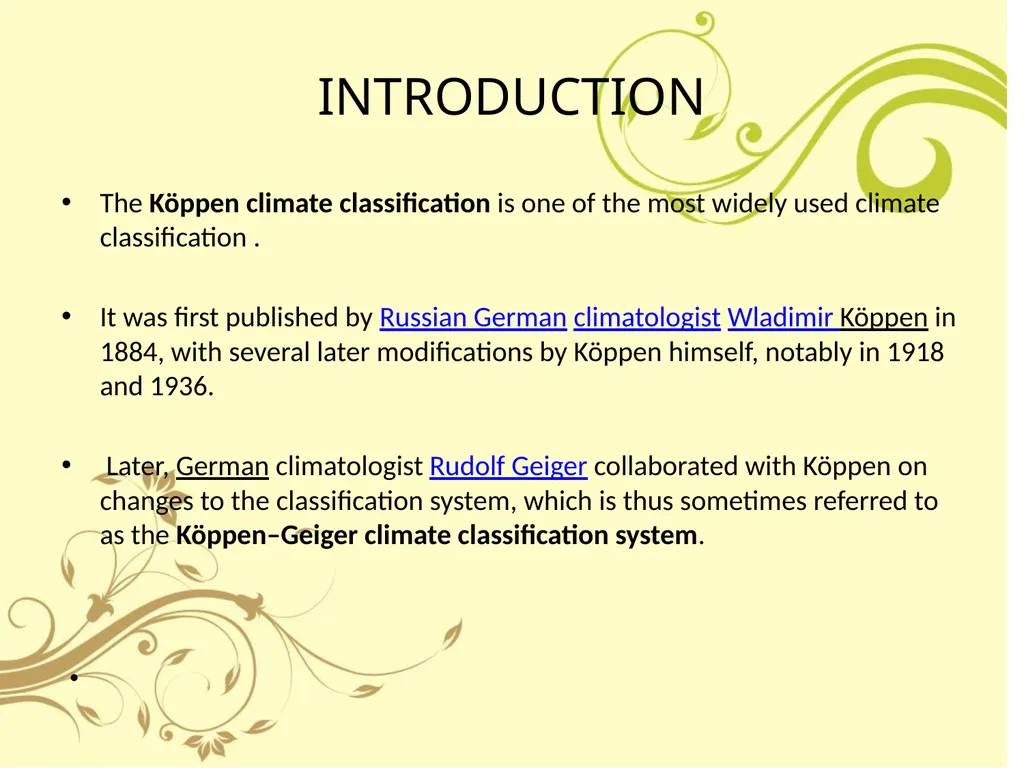 By MOHD ARIF Köppen Climate Classification - slide 2 of 10