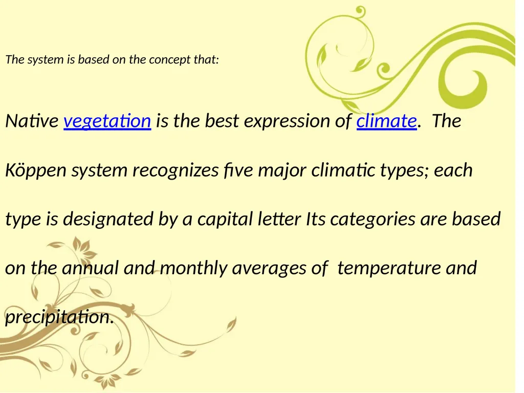 By MOHD ARIF Köppen Climate Classification - slide 3 of 10